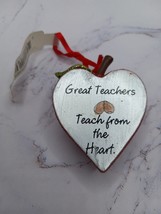Hallmark Teacher Apple Christmas Ornament - £3.98 GBP