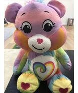 Care Bear 14&quot; Togetherness Bear 2022 Plush- Basic Fun Colorful - $18.43 CAD