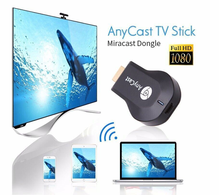 AnyCast Dongle 1080P HDMI Android TV Wifi Receiver | Free shipping - $14.95
