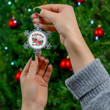 Funny Christmas Coffee Snowflake Ornament Holiday Season Home Decor - $15.99