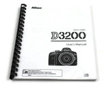 Nikon D3200 User&#39;s Instruction Manual 92 Pages  Protective Covers - £14.13 GBP