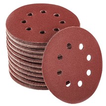 100 Grit -100 PCS 5 Inch Sanding Discs Hook and Loop,8 Holes Sandpaper A... - €15,55 EUR