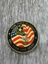US Army Navy IA Combat Training Center TF Marshall Challenge Coin Fort J... - $24.74