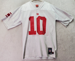 NFL New York Giants Rebook Jersey Football Mens Medium White Short Sleev... - $23.02