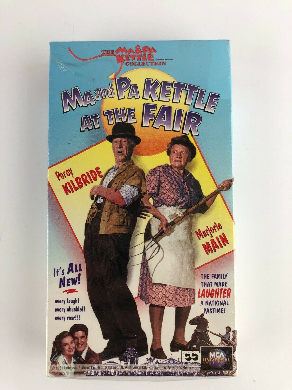 Primary image for Ma & Pa Kettle at the Fair VHS Video Tape New Sealed