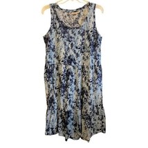 LOGO by Lori Goldstein Sleeveless Tiered Dress MEDIUM PETITE (310) - £19.73 GBP