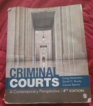 Criminal Courts: A Contemporary - Paperback, by Hemmens Dr. Craig - Acce... - $9.49