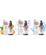 3 Pack Large Size GLEOW Retinol Serum Kit Face Vitamin C Serum Hyaluroni... - $54.75 CAD