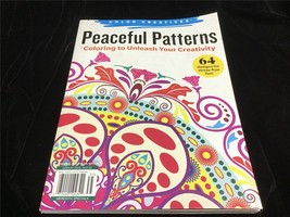 Color Creatives Adult Coloring &amp; Activity Book Peaceful Patterns 64 Designs - £7.47 GBP