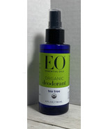 EO Organic 4oz Deodorant Spray Tea Tree EO Essential Oils New - £11.15 GBP