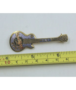 Hard Rock Cafe 1998 Maui Hawaii Guitar Collectors Pin Light Metallic Pur... - £17.15 GBP