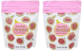 Limited Freeze-Dried Fig Slices Unsweetened &amp; Unsulfured trader joe 1.76... - $24.49