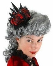 Wicked Red Black Spiked Gothic Queen Mini Crown King Majesty Baroque Ravenna NEW - £10.20 GBP