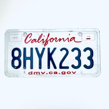  United States California Lipstick Passenger License Plate 8HYK233 - £13.23 GBP