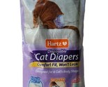 Hartz 12 Pack Disposable Cat Diapers Male Female Size Small 7-11 lbs NEW - $15.83