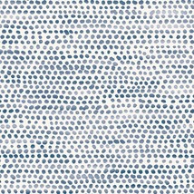 Made In The Usa, Tempaper Blue Moon Moire Dots Removable Peel And Stick - £32.22 GBP