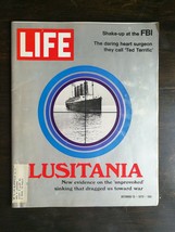 Life Magazine October 13, 1972 Sinking of the Lusitania - Oldest Man in America - £4.76 GBP