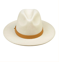 LACK OF COLOR Womens Wool Hat The Fader Solid Ivory Size 57CM - $47.92