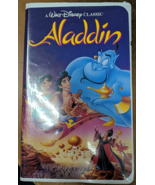Walt Disney&#39;s ALADDIN VHS Tape &quot;Black Diamond&quot; Edition #1662 Classic 1993 - £9.32 GBP