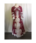 Renaissance Ball Gown Costume Red Victorian Dress Princess Lolita Cospla... - €70,12 EUR