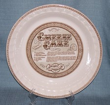 Vtg Royal China Jeannette-Deep Dish CHEESE CAKE Pie Plate/Baker Recipe V... - $11.95