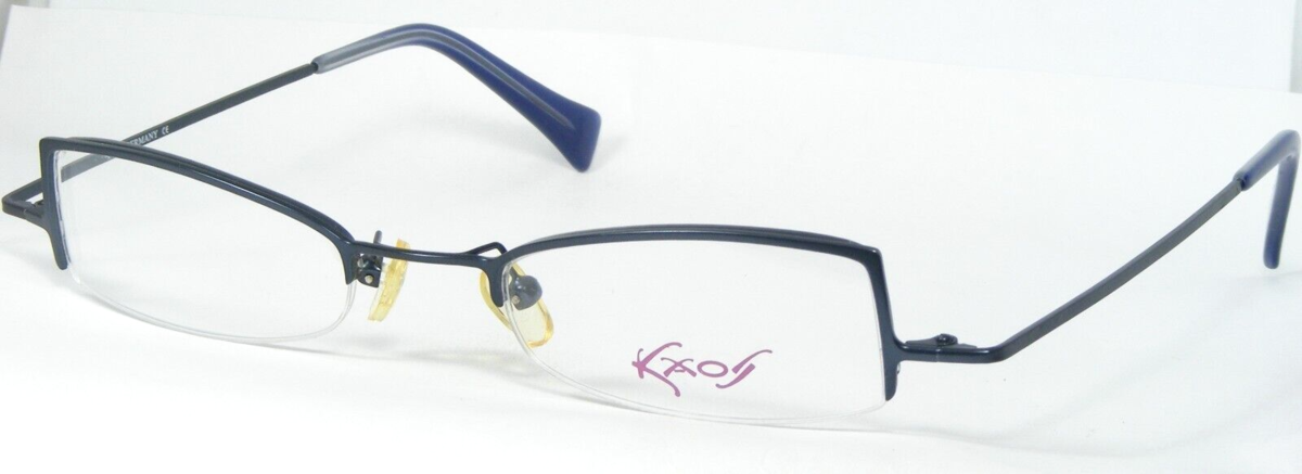 Vintage KaOS FIFTY EIGHT 4 Slate Blau Brille Rahmen 47-21-145 Deutschland - $96.02