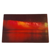 Postcard American Falls Illuminated Colorful Chrome Unposted - £5.41 GBP