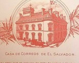1890s El Salvador Bilete Postal Ticket 3C Unused postal ticket unused - $18.39