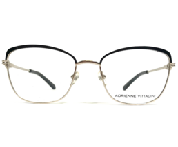 Adrienne Vittadini Brille Rahmen AV1292 Sblk / Sl Gold Schwarz Cat Eye 53-18-140 - £39.99 GBP