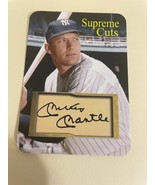 Supreme Cuts Mickey Mantle autographed baseball card FACSIMILIE - €3,47 EUR