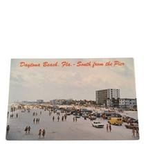 Postcard Daytona Beach Florida South From The Pier Chrome Unposted - £5.32 GBP