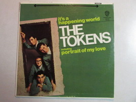 THE TOKENS IT&#39;S A HAPPENING WORLD STEREO LP WS 1685 GOOD VINYL, SPLIT SE... - £3.30 GBP