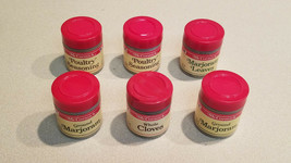 Vintage McCormick &amp; Co. Set of Six (6) Various 0.62 oz. Seasonings (NEW) - £22.57 GBP