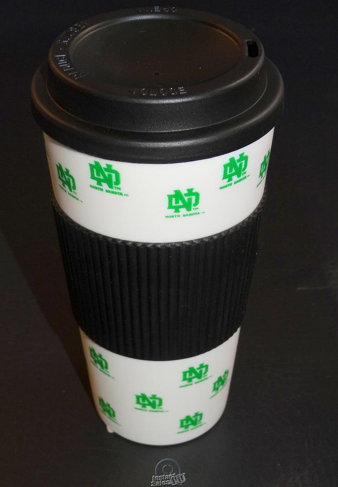 North Dakota Fighting Sioux 16Oz Plastic Tumbler Travel Cup Hot/Cold Cof... - $4.74