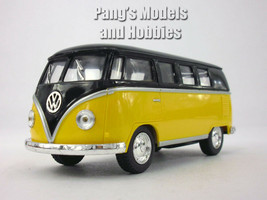 VW T1 (Type 2) Bus 1/32 Scale Diecast &amp; Plastic Model  - Black - Yellow - £11.86 GBP
