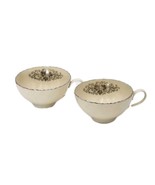 Lenox Valera Set of 2 Cups Platinum Trim 1961-77 Fine Porcelain - €17,37 EUR