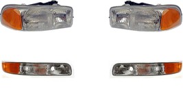Headlights For GMC Sierra Truck 1999-2006 Turn Signal Without Integral F... - $140.21