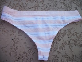womens thong panty size small NWT stripes - $10.00