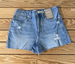 madewell NWT Women’s the perfect Jean shorts Size 27 blue R7 - £27.09 GBP
