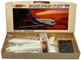 Nitto 1/100 Boeing 737 ANA All Nippon Airways Vintage Plastic Model Kit Japan - $109.99