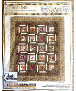 Robert Kaufman &quot;Crimson Oriental Traditions&quot; Catch Me Quilt Kit w/ Fabri... - £94.80 GBP