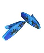 C&amp;H Solutions Beach Towel Clips Jumbo Size, Tropical Surfboard Style, Blue - $144.44 MXN