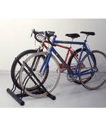 Racor Two-Bike Floor Bike Stand Storage, Tire, Home, Garage, Rack, Organ... - $74.49