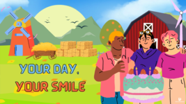Ecard for Birthday - Title: Your Day, Your Smile - $36.83 MXN