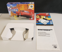 Cruisin Usa Genuine Nintendo 64 Box Insert Booklets &amp; Card No Game / Inst Manual - £31.96 GBP