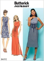 Butterick Sewing Pattern 6552 Misses Dress Lace Front Size 14-22 - £7.27 GBP
