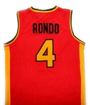 Rajon Rondo #4 Oak Hill High School Basketball Jersey Red Any Size  image 2