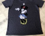 Disney Minnie Mouse Women&#39;s Medium T-Shirt Blue Short Sleeve ring Neck Tee - $17.30