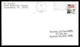 US Cover - Northern Virginia, Virginia to Cuyahoga Falls, Ohio D15 - £2.36 GBP