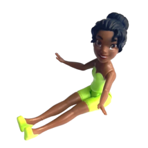 Disney Tiana Princess African American 3.5 Inches Tall Green Outfit - £6.64 GBP